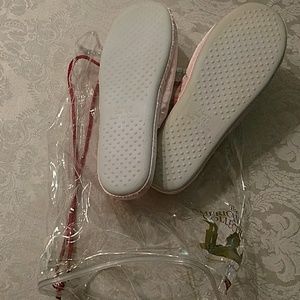 American Girl Shoes - American Girl pink satin XL girl's slippers NWOT American Girl Shoes - American Girl pink satin XL girl's slippers NWOT
